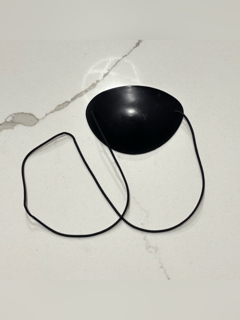 Halloween Unisex Plastic Black Pirate's Eye Patch Elastic Band